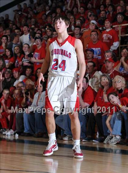 Thumbnail 2 in Meridian @ Woodlawn (IHSA Class 1A Salem Super-Sectional Final)  photogallery.
