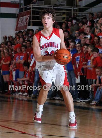 Thumbnail 3 in Meridian @ Woodlawn (IHSA Class 1A Salem Super-Sectional Final)  photogallery.