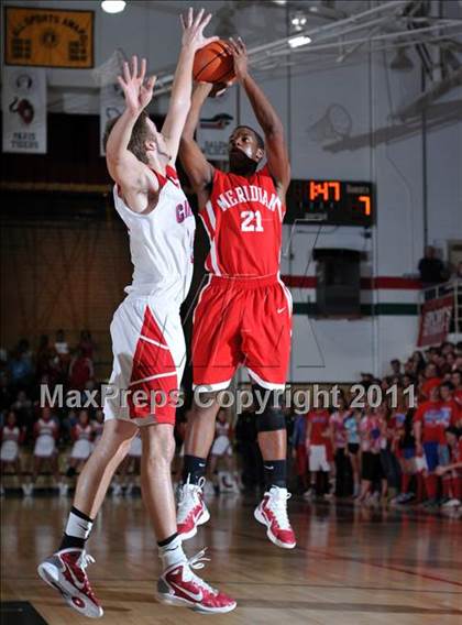 Thumbnail 2 in Meridian @ Woodlawn (IHSA Class 1A Salem Super-Sectional Final)  photogallery.