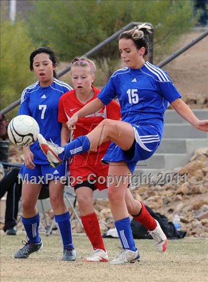 Thumbnail 2 in Sierra Vista vs Mingus (Las Vegas Kickoff) photogallery.