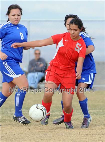 Thumbnail 2 in Sierra Vista vs Mingus (Las Vegas Kickoff) photogallery.