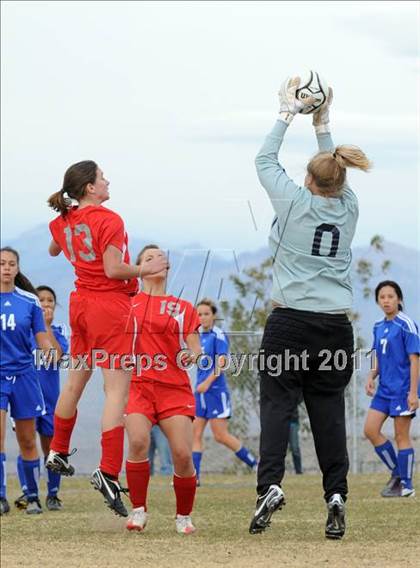 Thumbnail 2 in Sierra Vista vs Mingus (Las Vegas Kickoff) photogallery.