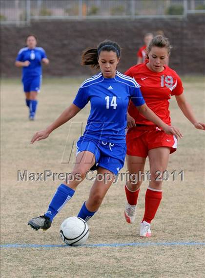 Thumbnail 1 in Sierra Vista vs Mingus (Las Vegas Kickoff) photogallery.