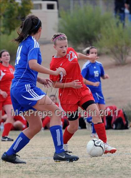 Thumbnail 1 in Sierra Vista vs Mingus (Las Vegas Kickoff) photogallery.