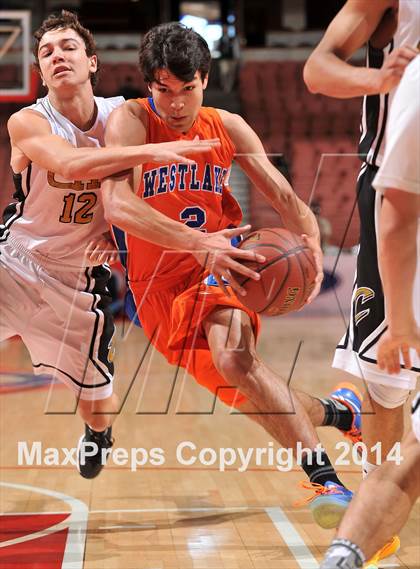 Thumbnail 2 in Canyon vs. Westlake (DIV 2AA CIF SS Final) photogallery.