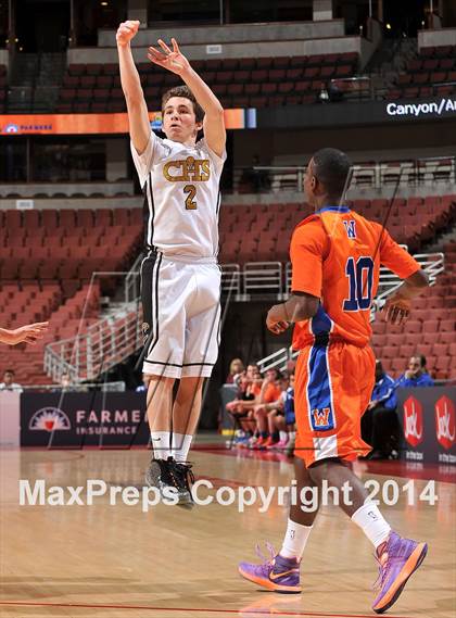 Thumbnail 2 in Canyon vs. Westlake (DIV 2AA CIF SS Final) photogallery.