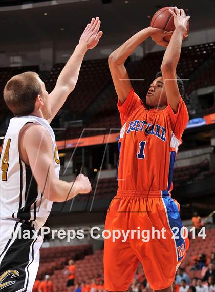 Thumbnail 3 in Canyon vs. Westlake (DIV 2AA CIF SS Final) photogallery.