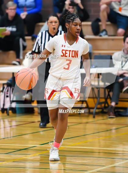Thumbnail 2 in Elizabeth Seton vs. Fremont (Nike Tournament of Champions)  photogallery.
