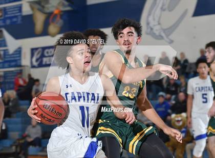 Thumbnail 1 in Tracy @ Capital Christian (CIF SJS D1 Playoffs) photogallery.