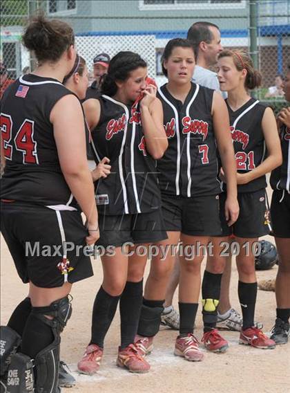 Thumbnail 2 in East Surry vs Swain (NCHSAA 1A Final) photogallery.