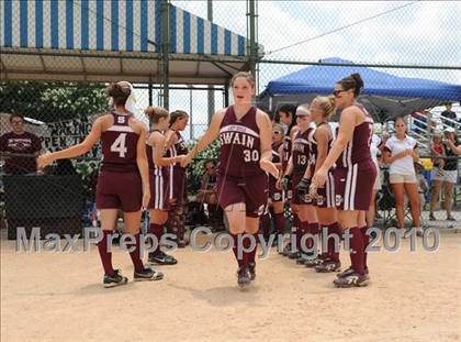 Thumbnail 2 in East Surry vs Swain (NCHSAA 1A Final) photogallery.
