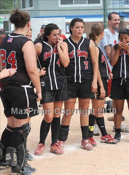 Thumbnail 3 in East Surry vs Swain (NCHSAA 1A Final) photogallery.