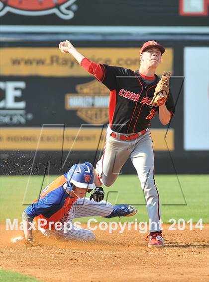 Thumbnail 2 in East Surry vs Whiteville (NCHSAA 1A Final - Game 3) photogallery.