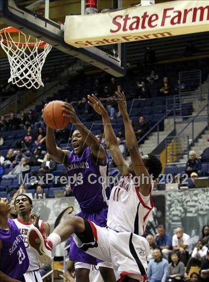 Thumbnail 2 in Salesian vs. Sacramento (Martin Luther King Classic) photogallery.