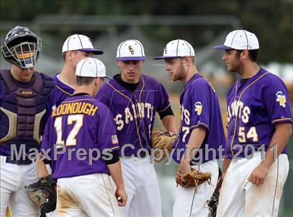 Thumbnail 3 in Chenango Valley vs. Saratoga Central Catholic (NYSPHSAA Class B Semifinal) photogallery.
