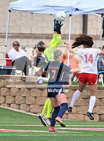 Thumbnail 1 in Grapevine vs Wakeland [Justin] (UIL 5A Girls Soccer State Final) photogallery.