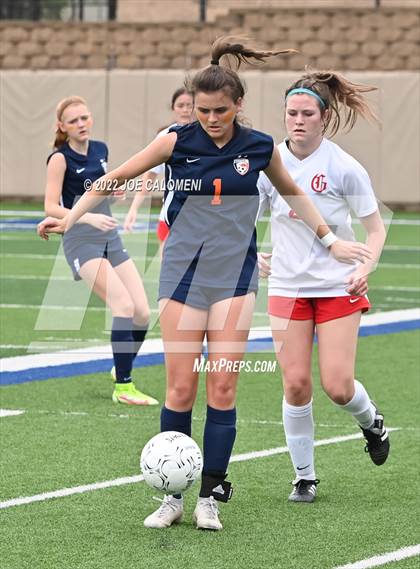 Thumbnail 1 in Grapevine vs Wakeland [Justin] (UIL 5A Girls Soccer State Final) photogallery.