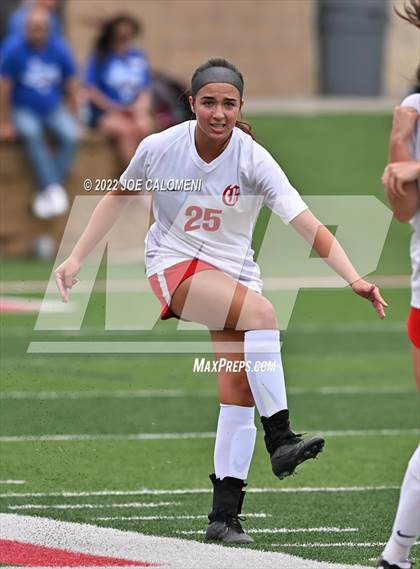 Thumbnail 1 in Grapevine vs Wakeland [Justin] (UIL 5A Girls Soccer State Final) photogallery.