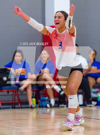 Thumbnail 3 in Cornerstone Christian vs Timpview (Nike TOC Southwest) photogallery.