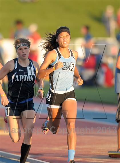 Thumbnail 3 in CIF State Track and Field Championships (Day 1 - Girls 800m) photogallery.