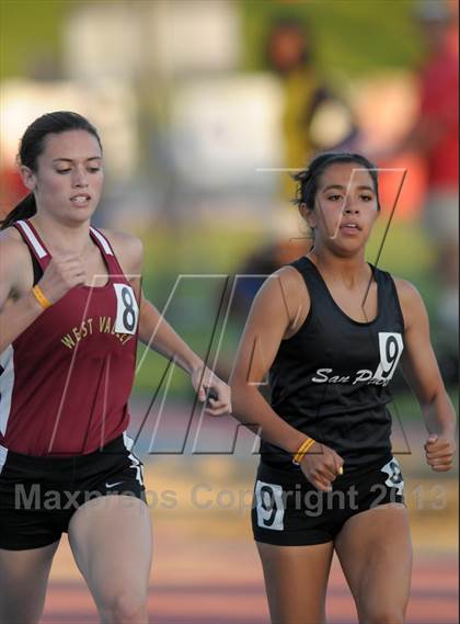 Thumbnail 1 in CIF State Track and Field Championships (Day 1 - Girls 800m) photogallery.