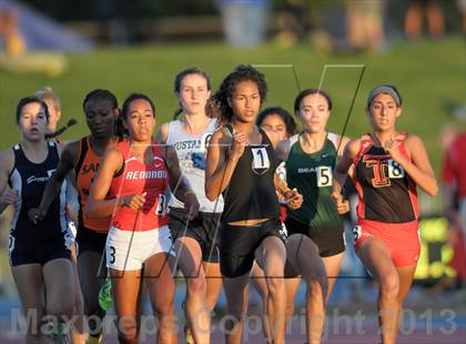 Thumbnail 2 in CIF State Track and Field Championships (Day 1 - Girls 800m) photogallery.