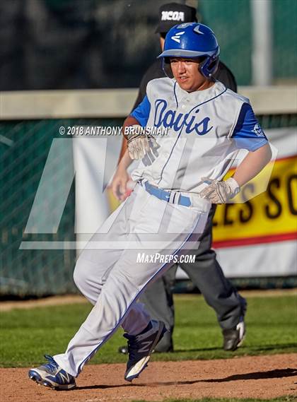 Thumbnail 1 in Davis vs. Vacaville (CIF SJS D1 Final - Game 1) photogallery.