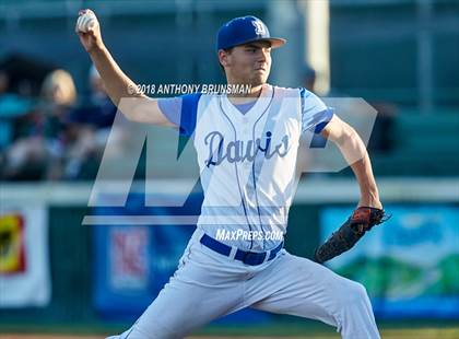 Thumbnail 3 in Davis vs. Vacaville (CIF SJS D1 Final - Game 1) photogallery.