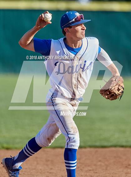 Thumbnail 3 in Davis vs. Vacaville (CIF SJS D1 Final - Game 1) photogallery.