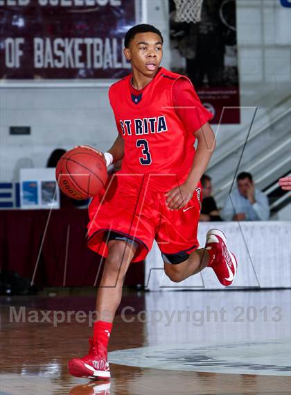 Thumbnail 1 in St. Rita vs Lake Clifton (Spalding Hoophall Classic) photogallery.