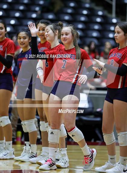 Thumbnail 2 in Lovejoy vs. Manvel (UIL Volleyball 5A Semifinals) photogallery.