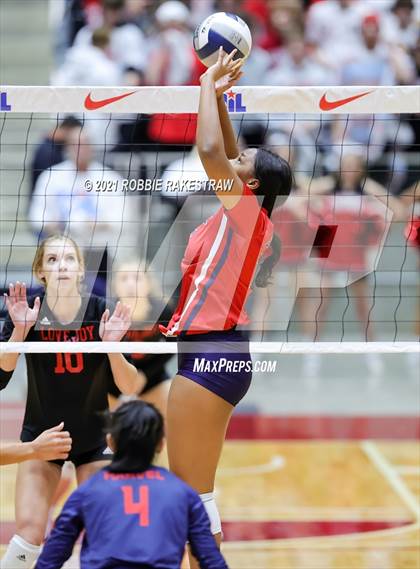 Thumbnail 1 in Lovejoy vs. Manvel (UIL Volleyball 5A Semifinals) photogallery.