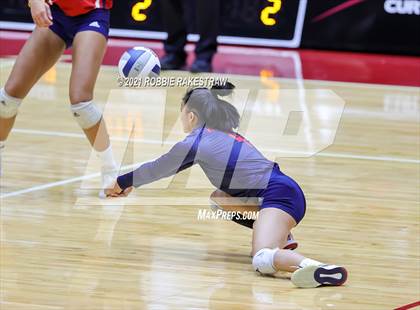 Thumbnail 1 in Lovejoy vs. Manvel (UIL Volleyball 5A Semifinals) photogallery.