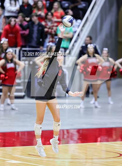 Thumbnail 3 in Lovejoy vs. Manvel (UIL Volleyball 5A Semifinals) photogallery.