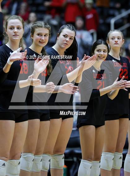Thumbnail 2 in Lovejoy vs. Manvel (UIL Volleyball 5A Semifinals) photogallery.