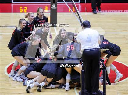 Thumbnail 1 in Lovejoy vs. Manvel (UIL Volleyball 5A Semifinals) photogallery.