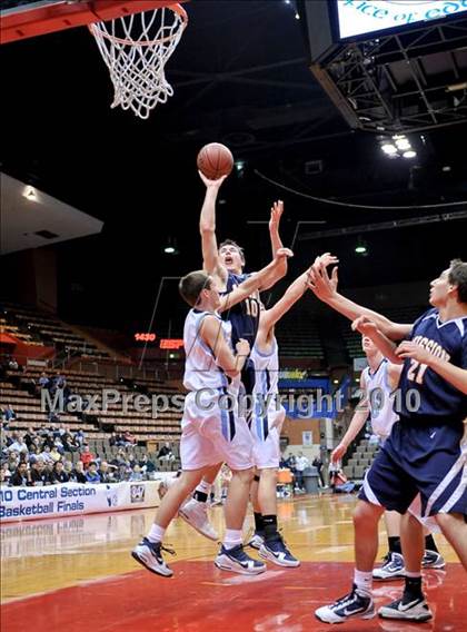Thumbnail 3 in Mission Prep vs. Central Valley Christian (CIF CS D5 Final) photogallery.