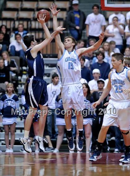 Thumbnail 2 in Mission Prep vs. Central Valley Christian (CIF CS D5 Final) photogallery.