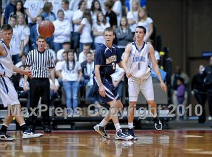 Thumbnail 1 in Mission Prep vs. Central Valley Christian (CIF CS D5 Final) photogallery.
