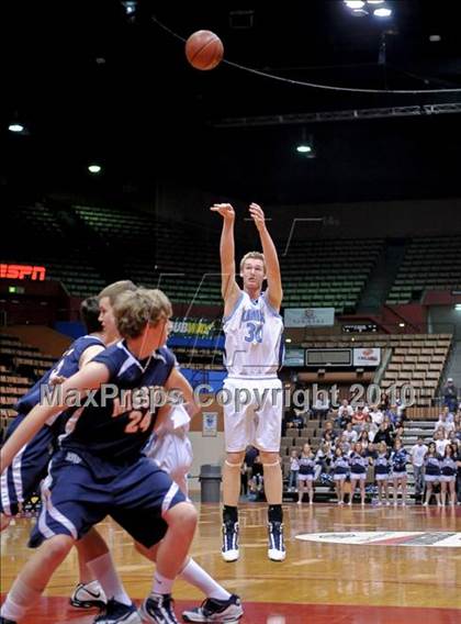 Thumbnail 2 in Mission Prep vs. Central Valley Christian (CIF CS D5 Final) photogallery.