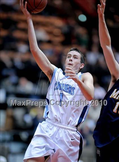 Thumbnail 2 in Mission Prep vs. Central Valley Christian (CIF CS D5 Final) photogallery.