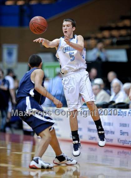 Thumbnail 3 in Mission Prep vs. Central Valley Christian (CIF CS D5 Final) photogallery.