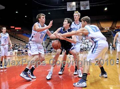 Thumbnail 3 in Mission Prep vs. Central Valley Christian (CIF CS D5 Final) photogallery.