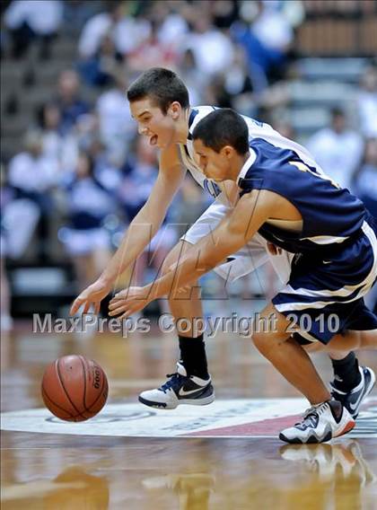 Thumbnail 3 in Mission Prep vs. Central Valley Christian (CIF CS D5 Final) photogallery.