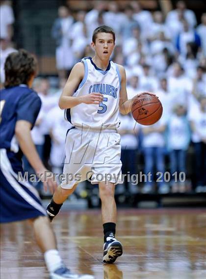 Thumbnail 1 in Mission Prep vs. Central Valley Christian (CIF CS D5 Final) photogallery.