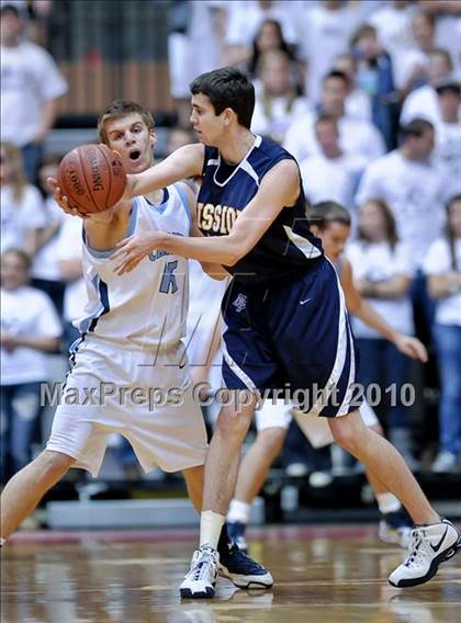 Thumbnail 1 in Mission Prep vs. Central Valley Christian (CIF CS D5 Final) photogallery.