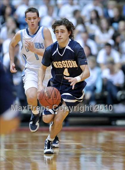 Thumbnail 2 in Mission Prep vs. Central Valley Christian (CIF CS D5 Final) photogallery.