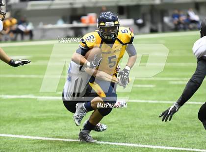 Thumbnail 2 in Kingman Academy vs. Bourgade Catholic (Kick-Off Classic) photogallery.