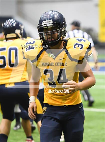 Thumbnail 1 in Kingman Academy vs. Bourgade Catholic (Kick-Off Classic) photogallery.
