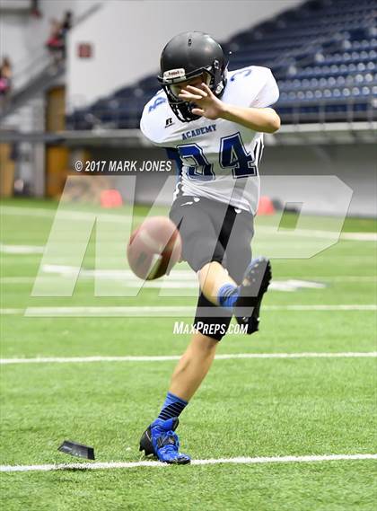 Thumbnail 2 in Kingman Academy vs. Bourgade Catholic (Kick-Off Classic) photogallery.